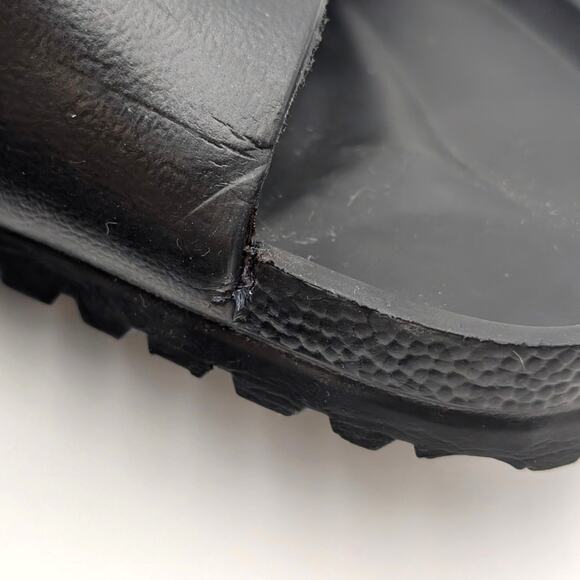 Birkenstock Arizona Essentials EVA Sandals Buckle Strap Men's Black Size US12M - Picture 12 of 12